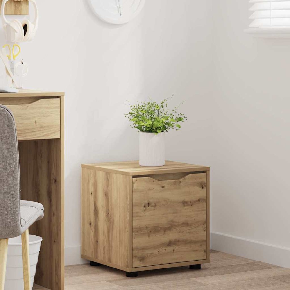 vidaXL Ντουλάπι Μπάνιου 40,5 x 40 x 44 εκ Επεξεργασμένο Ξύλο