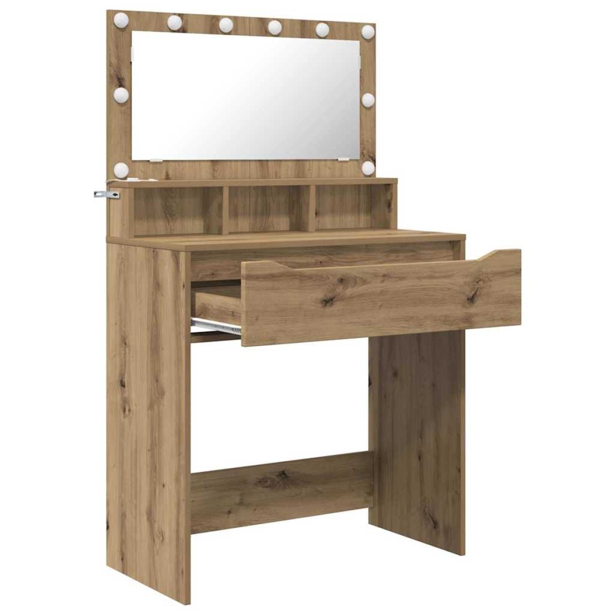 vidaXL Τραπέζια Ντυσίματος Κρεβατοκάμαρας Artisan Oak