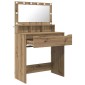vidaXL Τραπέζια Ντυσίματος Κρεβατοκάμαρας Artisan Oak