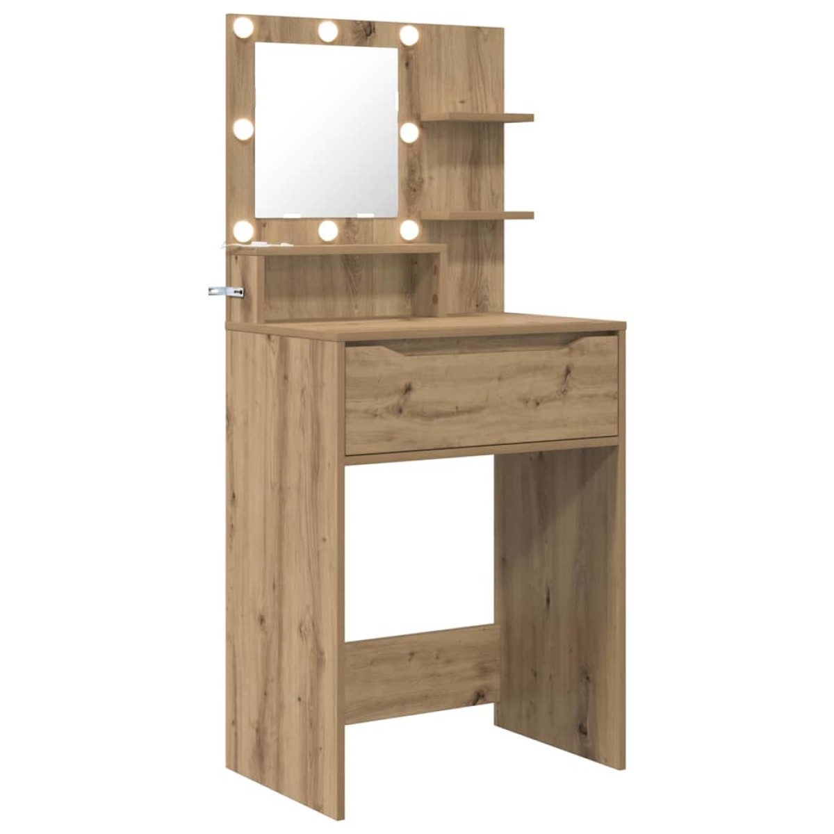 vidaXL Τραπέζια Ντυσίματος Κρεβατοκάμαρας Artisan Oak