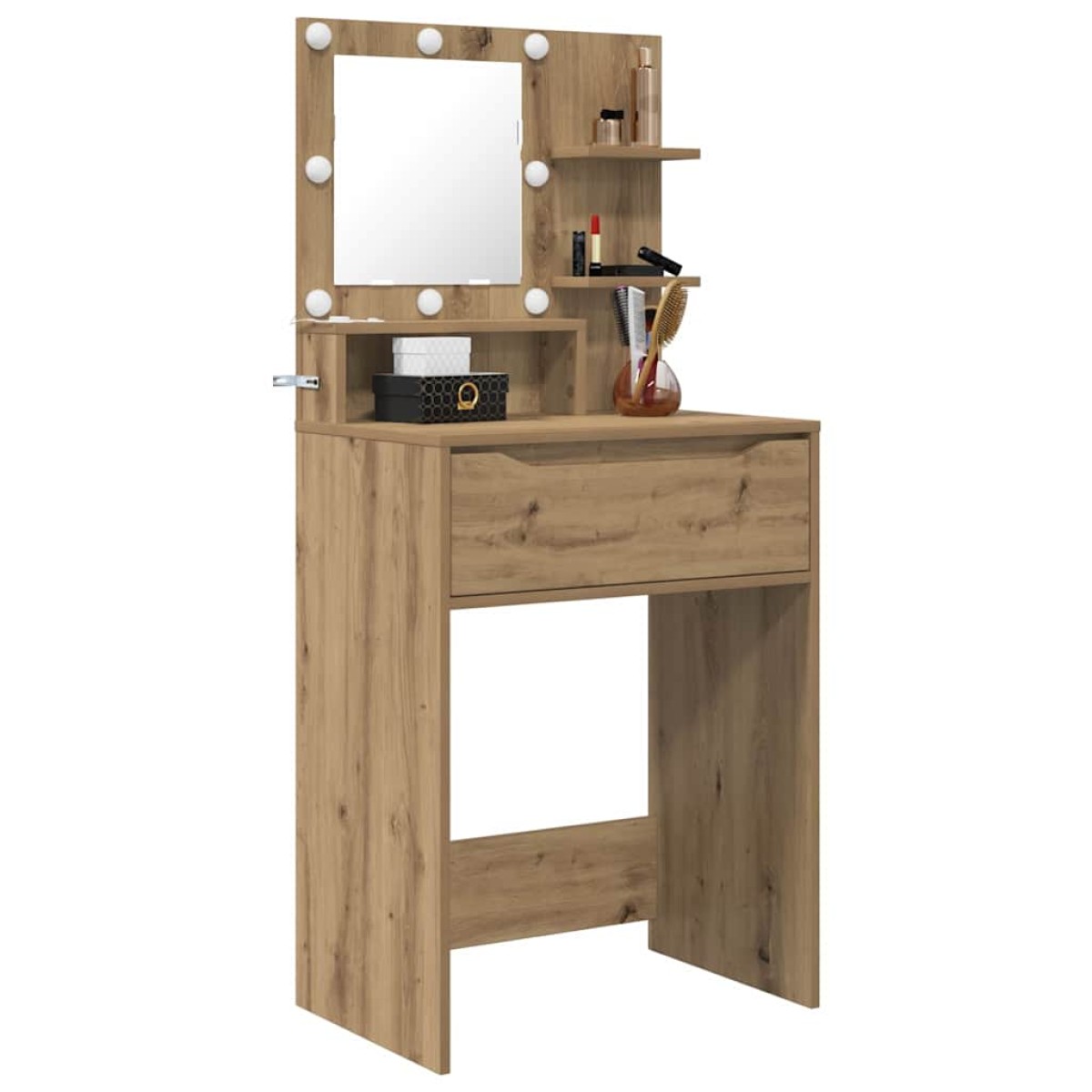 vidaXL Τραπέζια Ντυσίματος Κρεβατοκάμαρας Artisan Oak