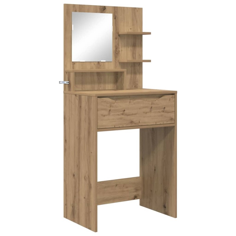 vidaXL Τραπέζια Ντυσίματος Κρεβατοκάμαρας Artisan Oak