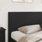 vidaXL Κεφαλάρι Μαύρο Επεξεργασμένο Ξύλο