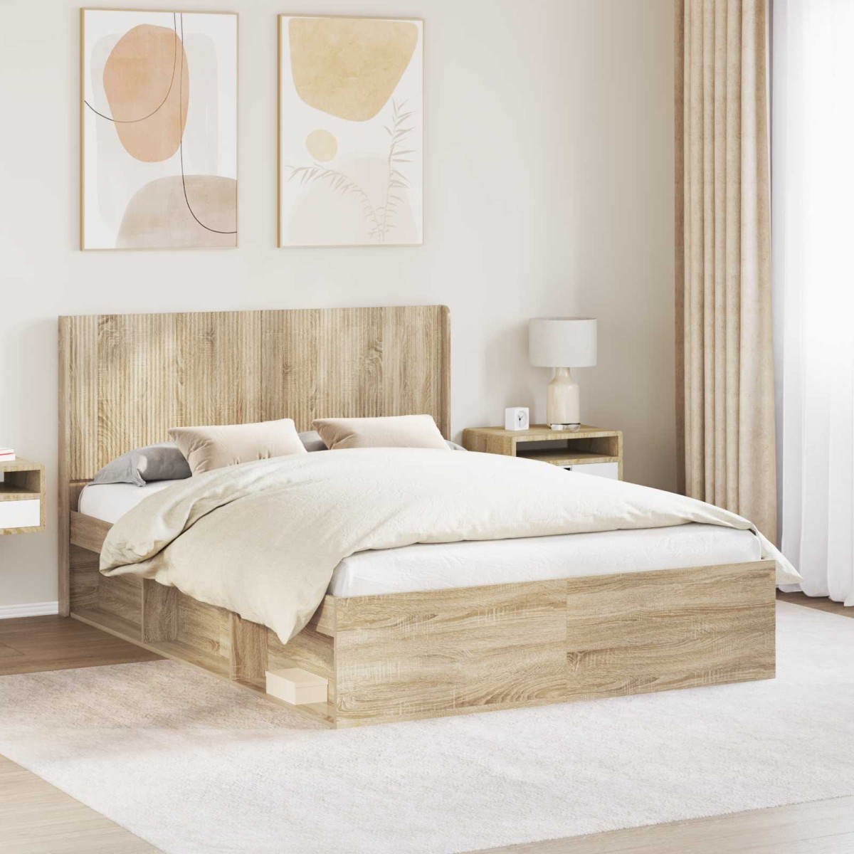 vidaXL Κεφαλάρι Sonoma Δρυς