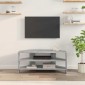 vidaXL ΓωνιακήΒάσηΤηλεόρασης 102x40,5x45εκ Σκυρόδεμα Γκρι