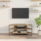 vidaXL ΓωνιακήΒάσηΤηλεόρασης 102x40,5x45εκ Artisan Oak