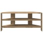 vidaXL ΓωνιακήΒάσηΤηλεόρασης 102x40,5x45εκ Artisan Oak