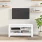 vidaXL ΓωνιακήΒάσηΤηλεόρασης 102 x 40,5 x 45 εκ Λευκό