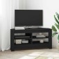 vidaXL ΓωνιακήΒάσηΤηλεόρασης 102 x 40,5 x 45 εκ Μαύρο