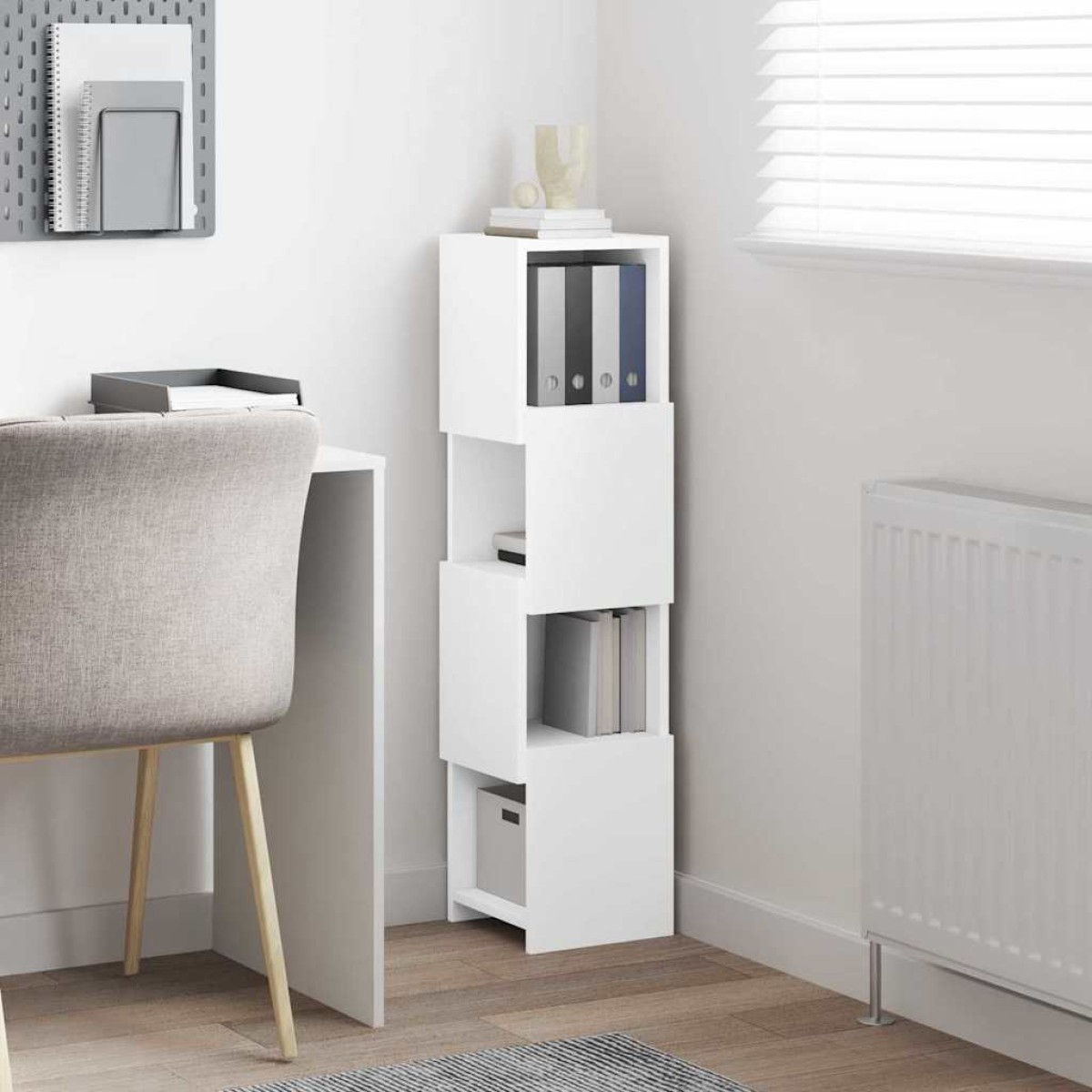 vidaXL Γωνιακό Ντουλάπι 25,5x25x102εκ Επεξεργασμένο Ξύλο
