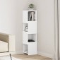 vidaXL Γωνιακό Ντουλάπι 25,5x25x102εκ Επεξεργασμένο Ξύλο