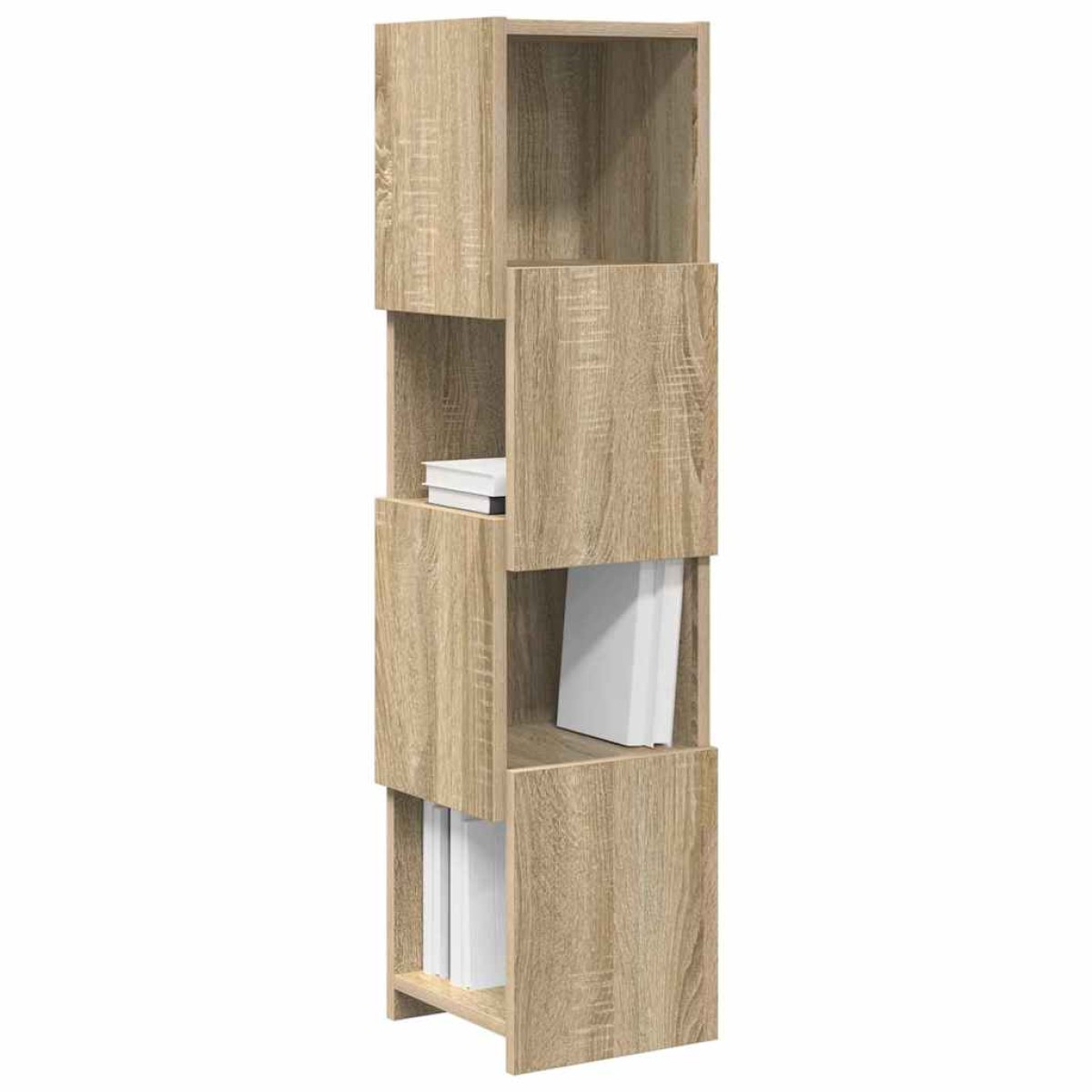 vidaXL Γωνιακό Ντουλάπι 25,5x25x102εκ Επεξεργασμένο Ξύλο Δρύς Sonoma