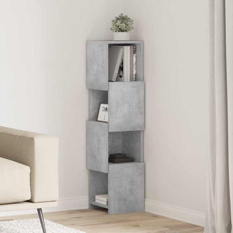 vidaXL Γωνιακό Ντουλάπι 25,5x25x102εκ Επεξεργασμένο Ξύλο