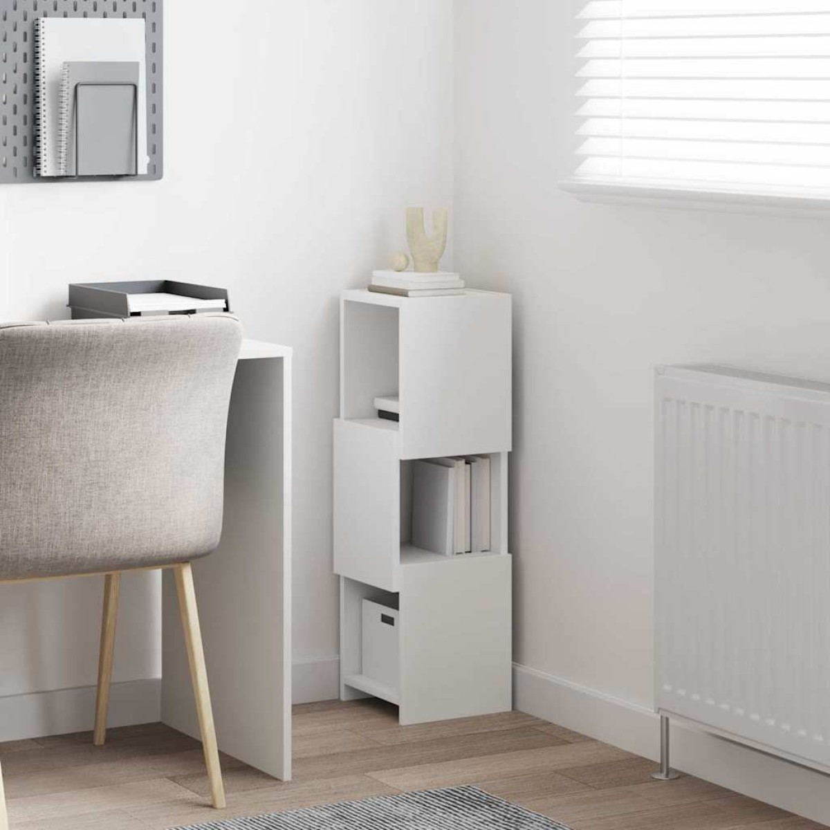 vidaXL Γωνιακό Ντουλάπι 25,5x25x80εκ Επεξεργασμένο Ξύλο