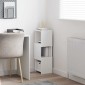 vidaXL Γωνιακό Ντουλάπι 25,5x25x80εκ Επεξεργασμένο Ξύλο