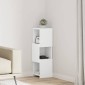 vidaXL Γωνιακό Ντουλάπι 25,5x25x80εκ Επεξεργασμένο Ξύλο