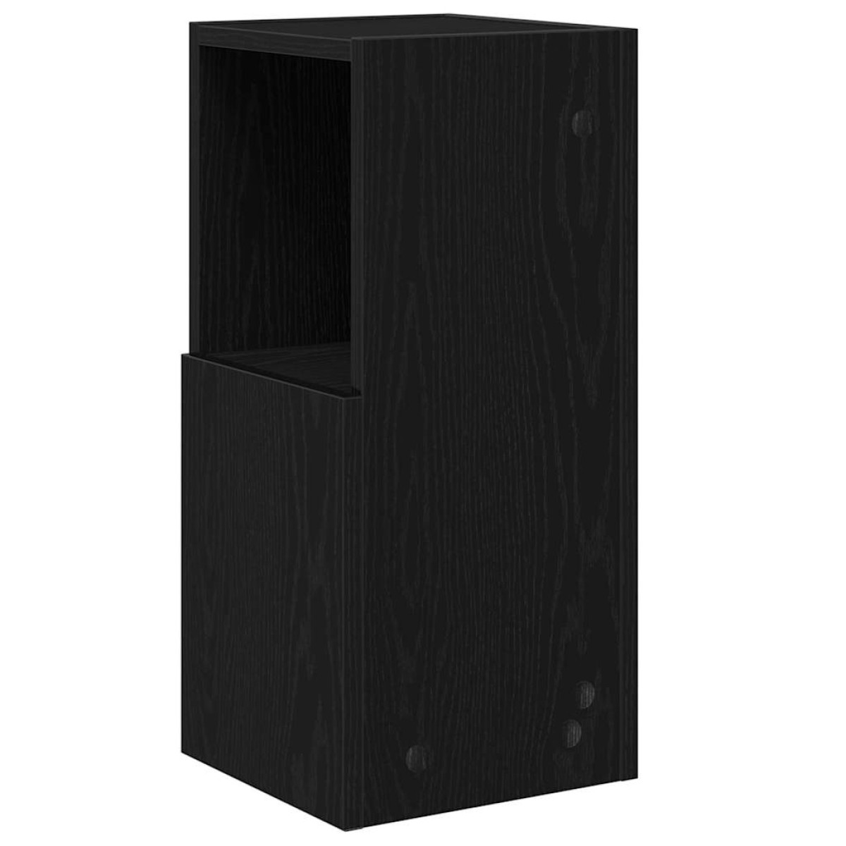 vidaXL Γωνιακό Ντουλάπι 25,5x25x55εκ Επεξεργασμένο Ξύλο Μαύρη Οξυά