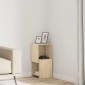 vidaXL Γωνιακό Ντουλάπι 25,5x25x55εκ Επεξεργασμένο Ξύλο Δρύς Sonoma