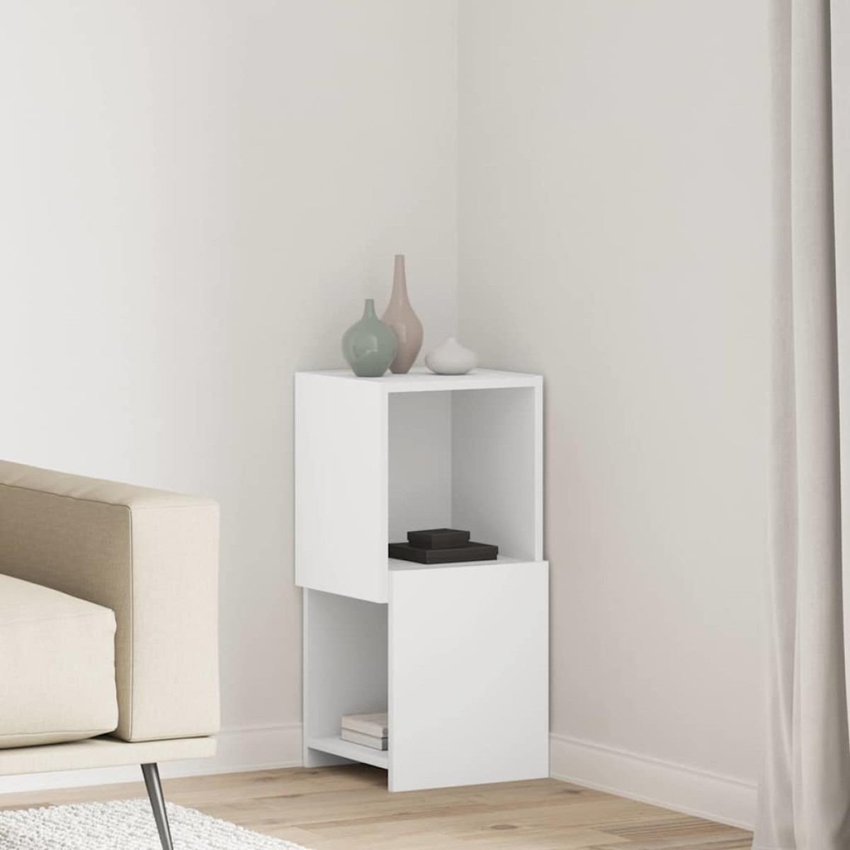 vidaXL Γωνιακό Ντουλάπι 30,5x30x65εκ Επεξεργασμένο Ξύλο