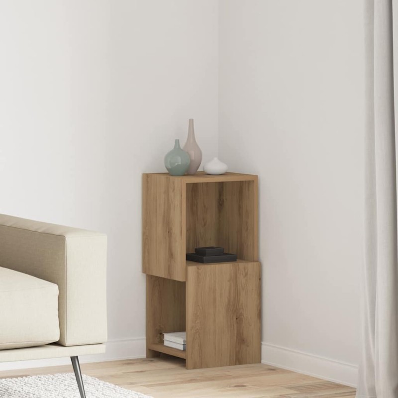 vidaXL Γωνιακό Ντουλάπι 30,5x30x65εκ Επεξεργασμένο Ξύλο Artisan Oak
