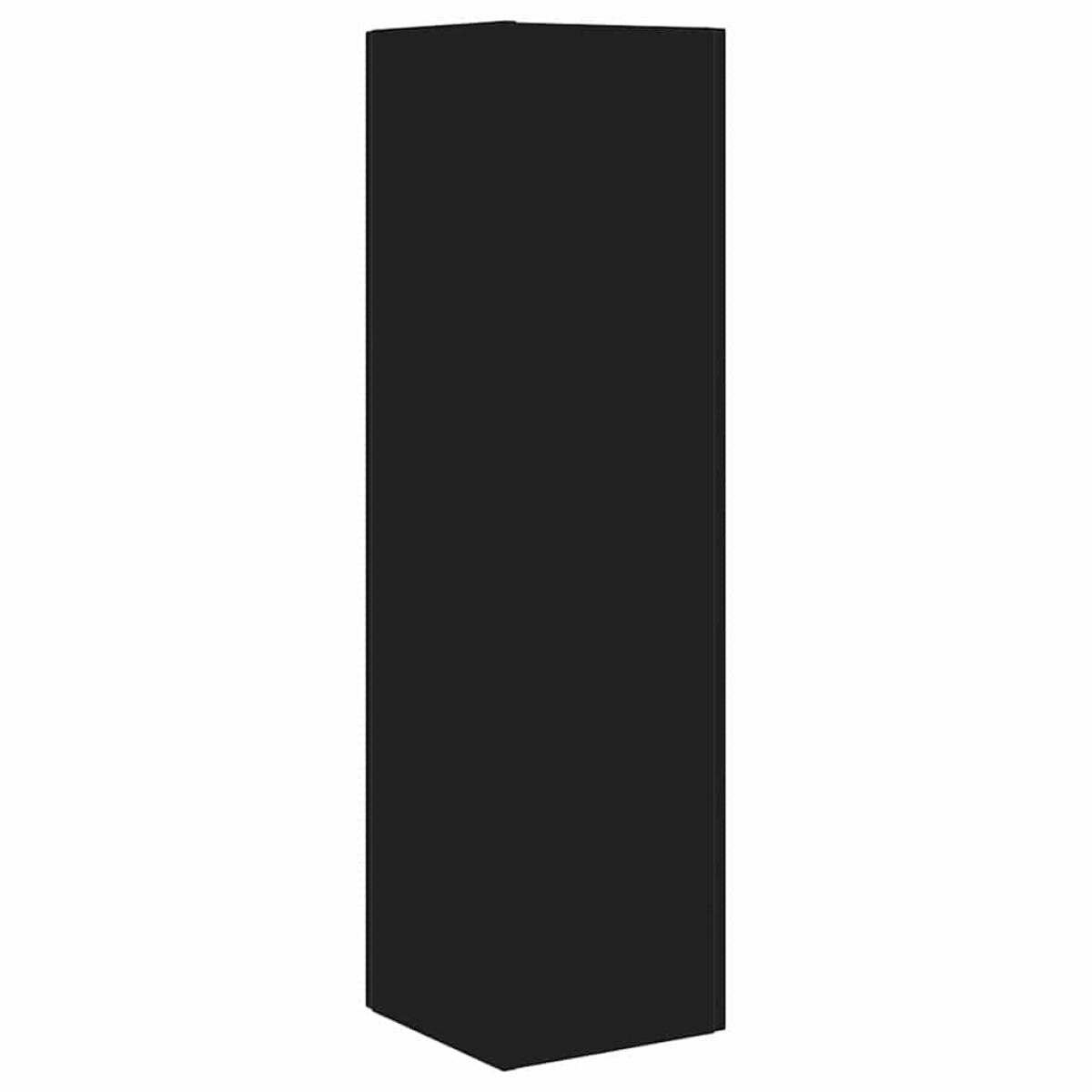 vidaXL Γωνιακό Ντουλάπι 27,5x27x102εκ Επεξεργασμένο Ξύλο Μαύρο