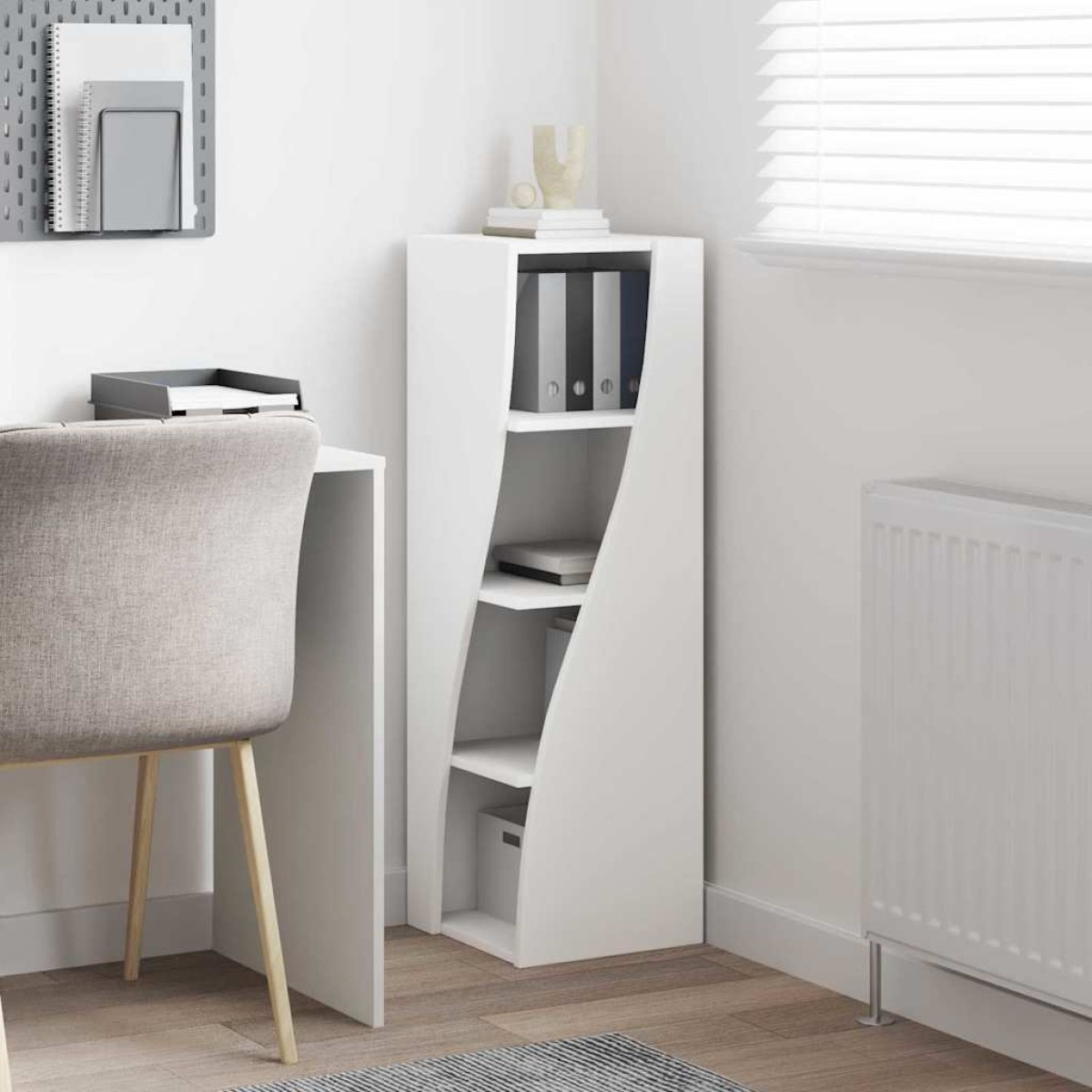 vidaXL Γωνιακό Ντουλάπι 32x32x102εκ Επεξεργασμένο Ξύλο