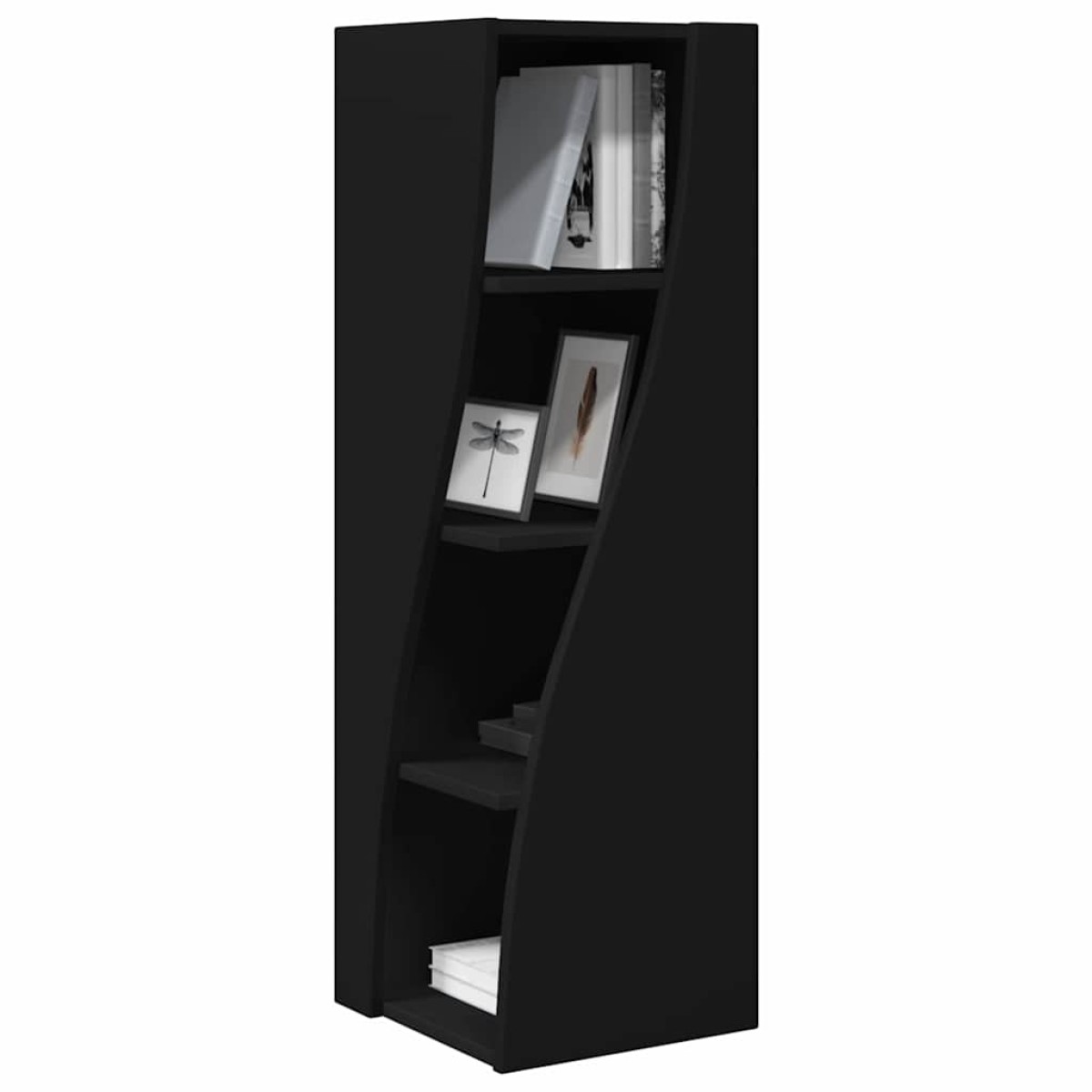 vidaXL Γωνιακό Ντουλάπι 32x32x102εκ Επεξεργασμένο Ξύλο Μαύρο