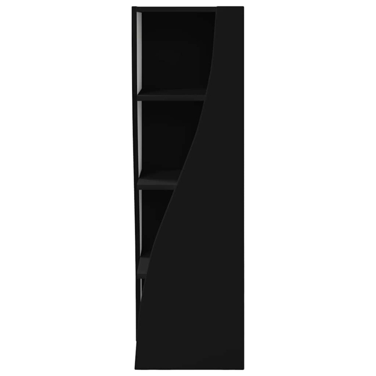vidaXL Γωνιακό Ντουλάπι 32x32x102εκ Επεξεργασμένο Ξύλο Μαύρο
