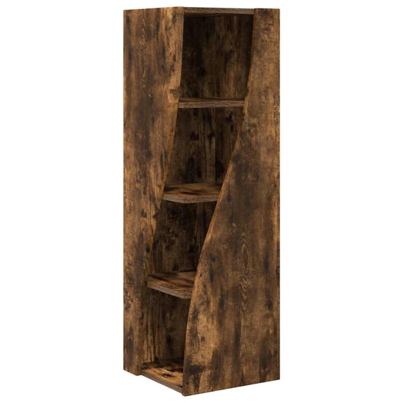 vidaXL Γωνιακό Ντουλάπι 32x32x102εκ Επεξεργασμένο Ξύλο Καπνιστό Δρύς
