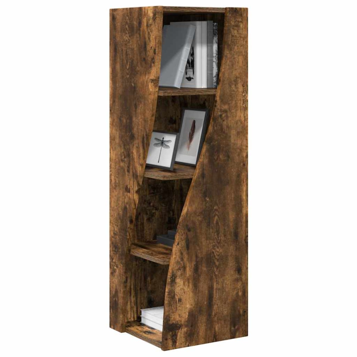 vidaXL Γωνιακό Ντουλάπι 32x32x102εκ Επεξεργασμένο Ξύλο Καπνιστό Δρύς