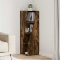 vidaXL Γωνιακό Ντουλάπι 32x32x102εκ Επεξεργασμένο Ξύλο Καπνιστό Δρύς