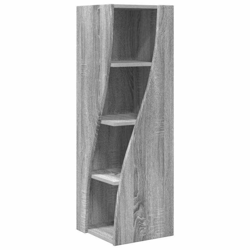 vidaXL Γωνιακό Ντουλάπι 32x32x102εκ Επεξεργασμένο Ξύλο Γκρίζο Σονομα