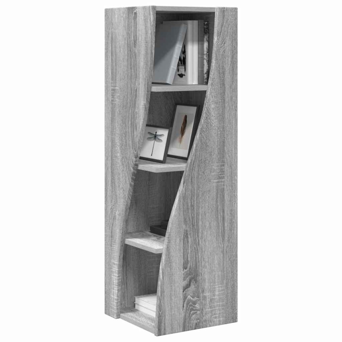 vidaXL Γωνιακό Ντουλάπι 32x32x102εκ Επεξεργασμένο Ξύλο Γκρίζο Σονομα