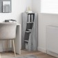 vidaXL Γωνιακό Ντουλάπι 32x32x102εκ Επεξεργασμένο Ξύλο Γκρίζο Σονομα