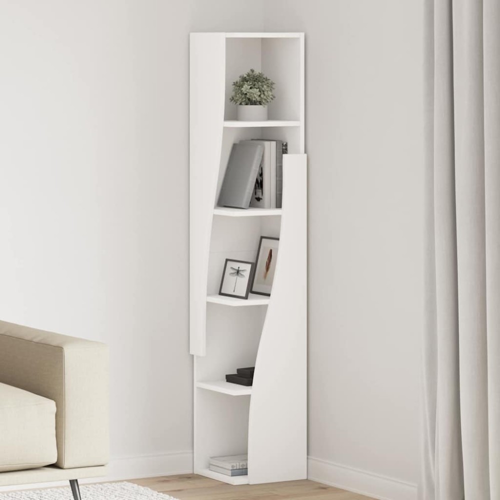 vidaXL Γωνιακό Ντουλάπι 27,5x27x140εκ Επεξεργασμένο Ξύλο