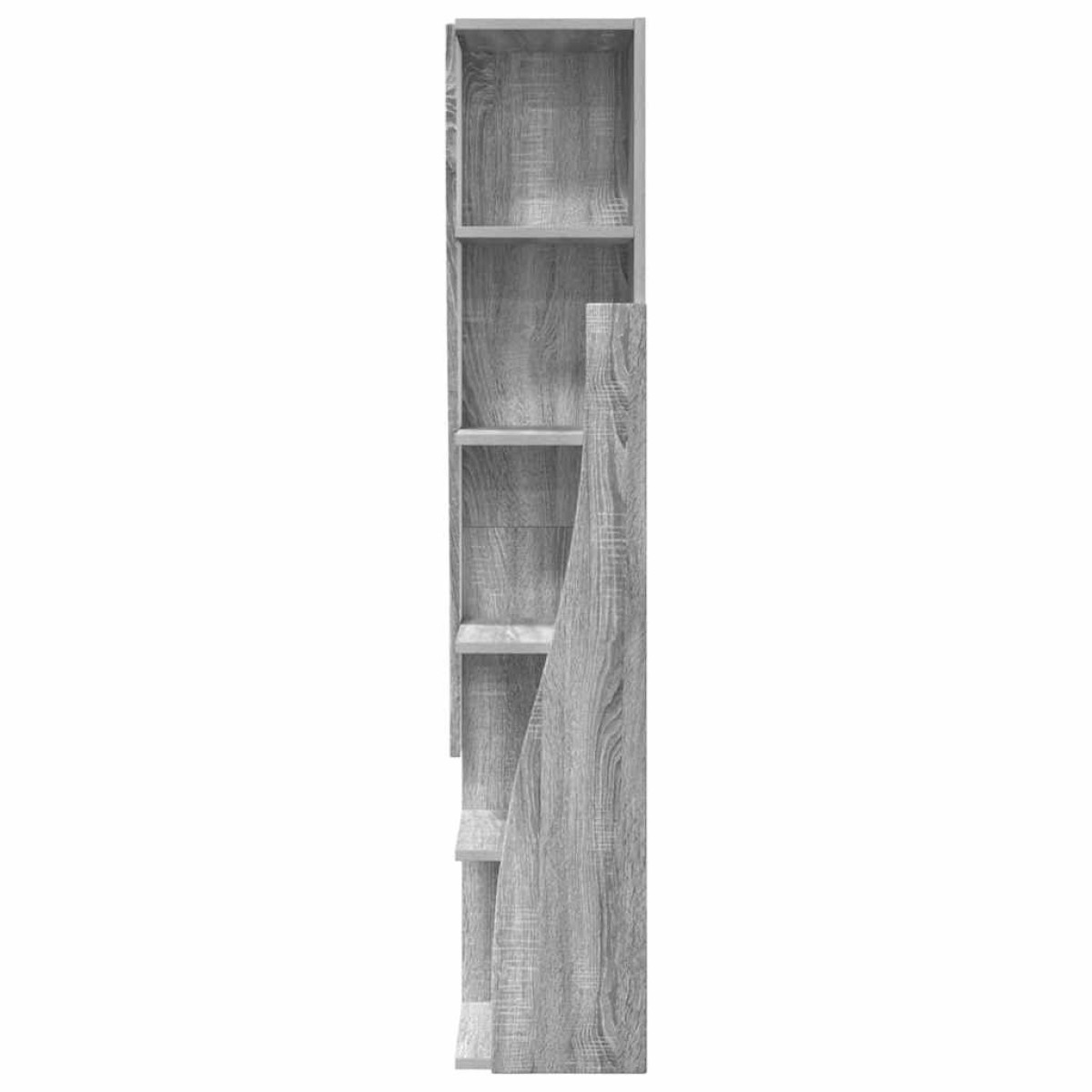 vidaXL Γωνιακό Ντουλάπι 27,5x27x140εκ Επεξεργασμένο Ξύλο Γκρίζο Σονομα
