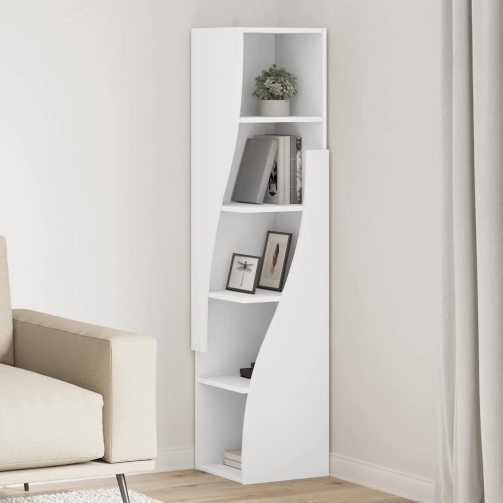 vidaXL Γωνιακό Ντουλάπι 32x32x140εκ Επεξεργασμένο Ξύλο