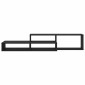 vidaXL ΡάφιΤηλεόρασηςΤοίχου 150x25x28,5εκ Επεξεργασμένο Ξύλο