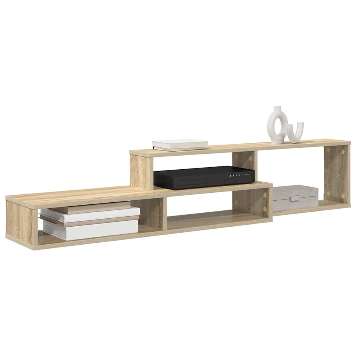 vidaXL ΡάφιΤηλεόρασηςΤοίχου 150x25x28,5εκ Επεξεργασμένο Ξύλο