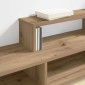 vidaXL ΡάφιΤηλεόρασηςΤοίχου 150x25x28,5εκ Επεξεργασμένο Ξύλο