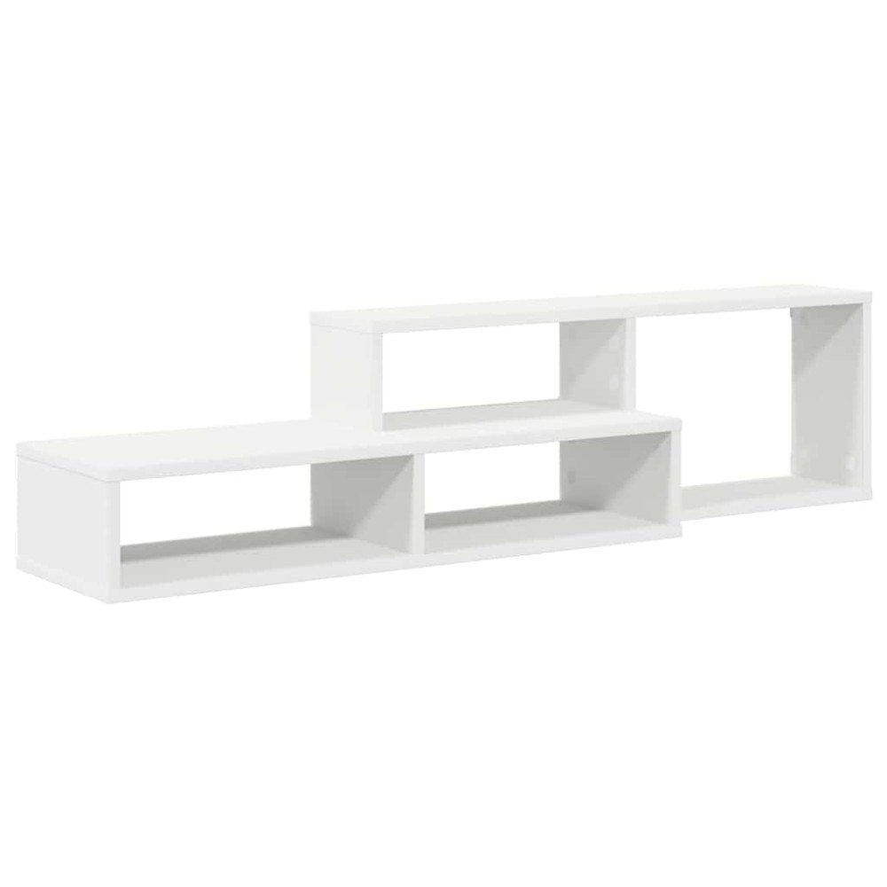 vidaXL ΡάφιΤηλεόρασηςΤοίχου 120x25x28,5εκ Επεξεργασμένο Ξύλο