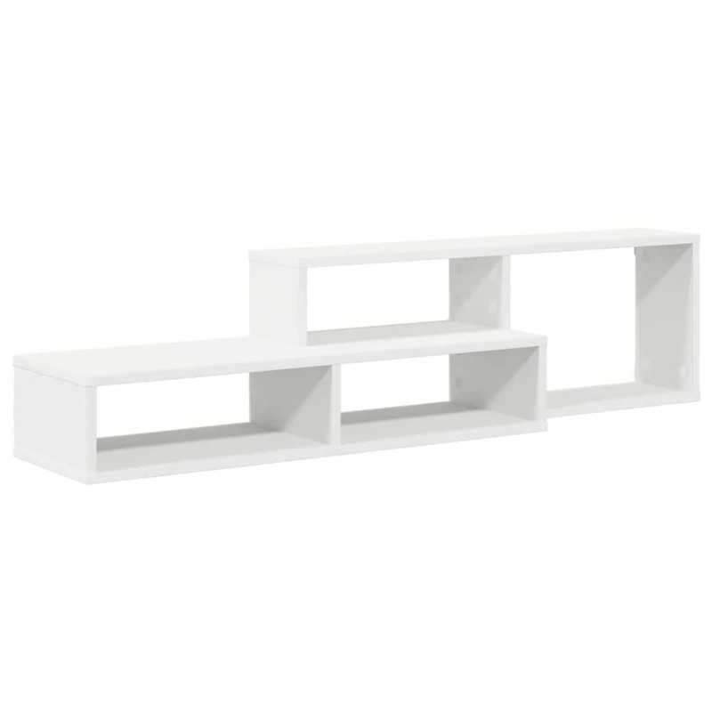 vidaXL ΡάφιΤηλεόρασηςΤοίχου 120x25x28,5εκ Επεξεργασμένο Ξύλο