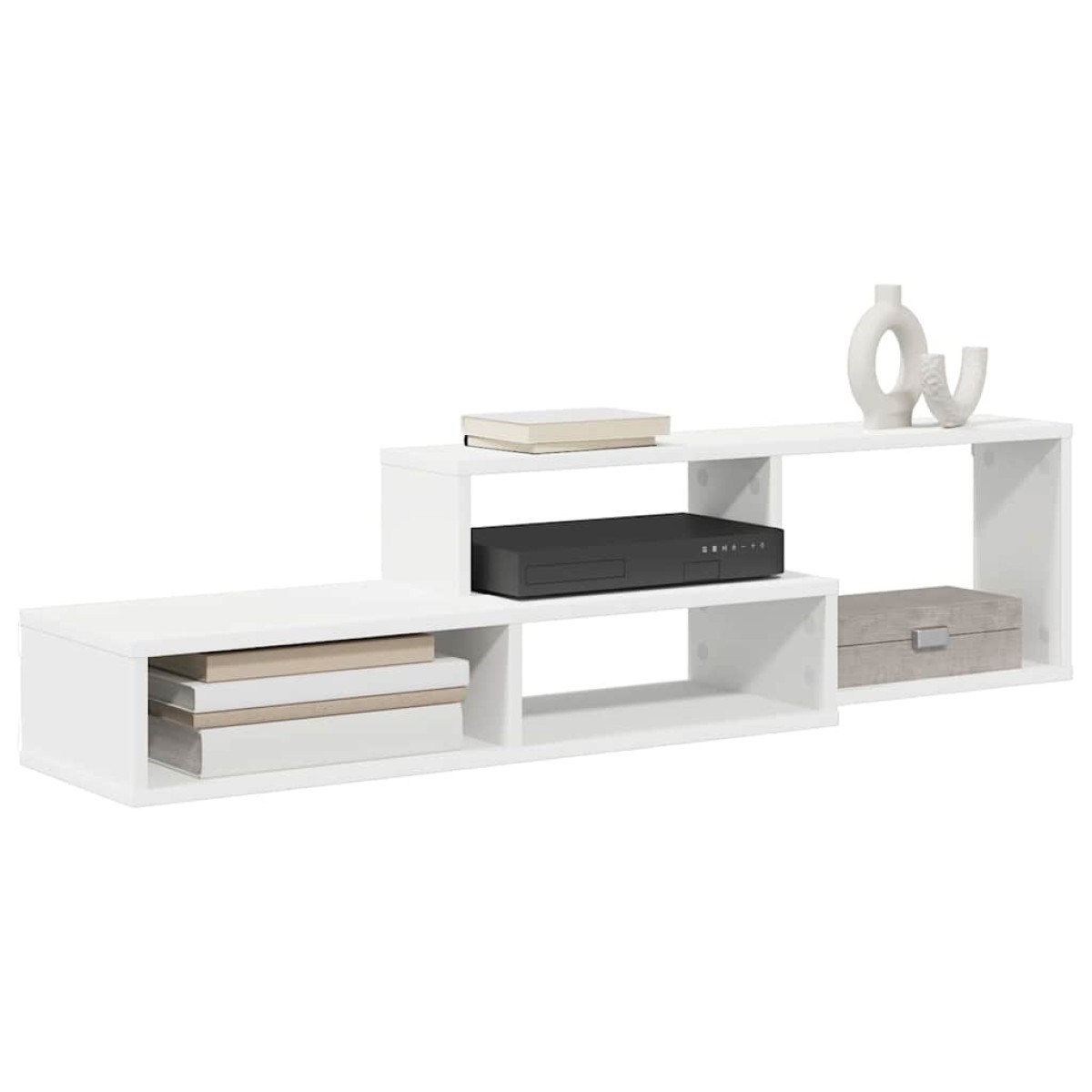 vidaXL ΡάφιΤηλεόρασηςΤοίχου 120x25x28,5εκ Επεξεργασμένο Ξύλο