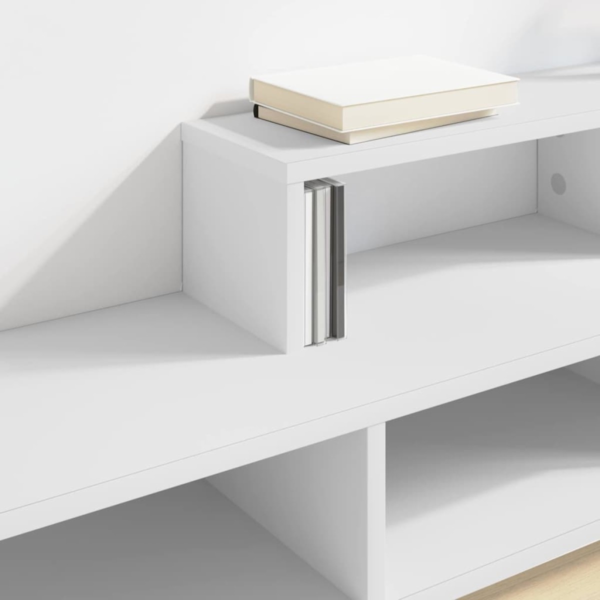 vidaXL ΡάφιΤηλεόρασηςΤοίχου 120x25x28,5εκ Επεξεργασμένο Ξύλο