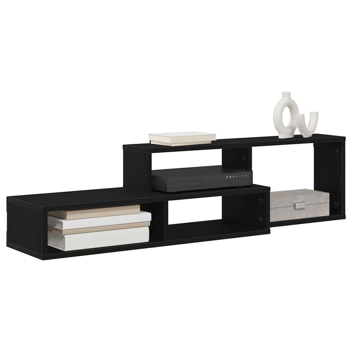 vidaXL ΡάφιΤηλεόρασηςΤοίχου 120x25x28,5εκ Επεξεργασμένο Ξύλο
