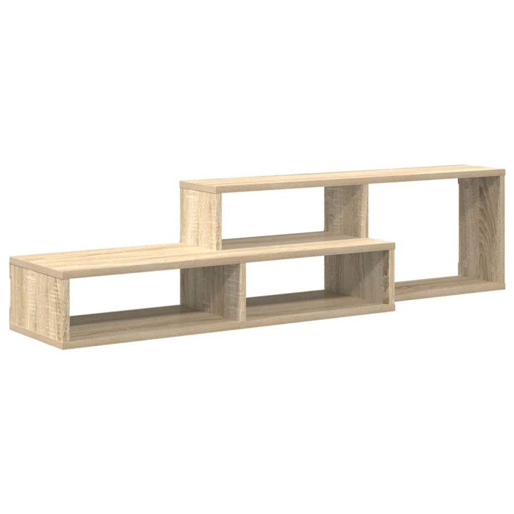 vidaXL ΡάφιΤηλεόρασηςΤοίχου 120x25x28,5εκ Επεξεργασμένο Ξύλο