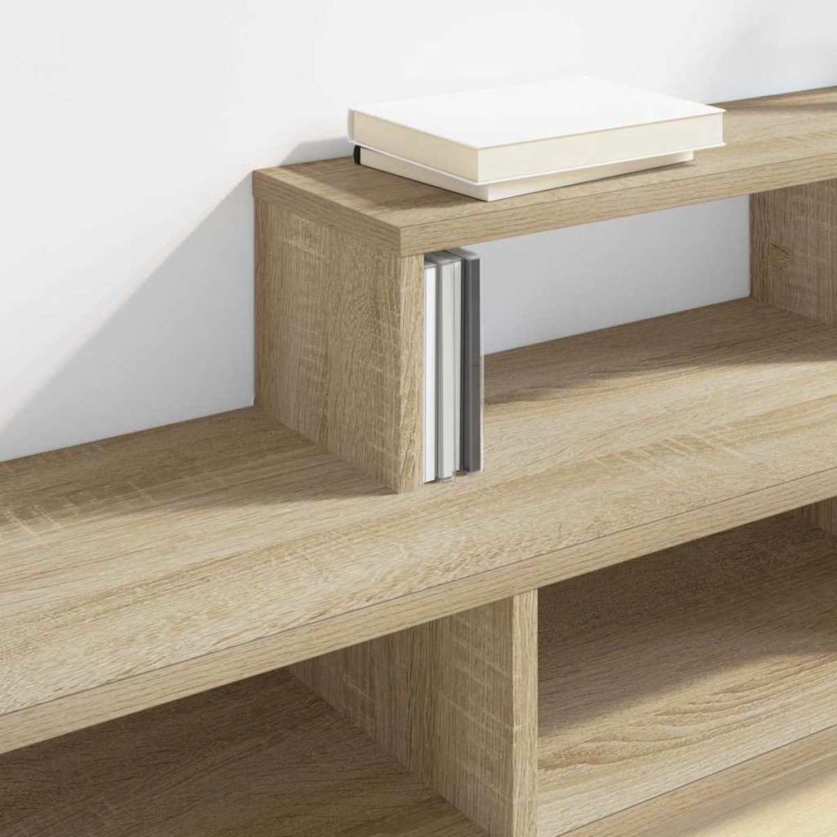 vidaXL ΡάφιΤηλεόρασηςΤοίχου 120x25x28,5εκ Επεξεργασμένο Ξύλο
