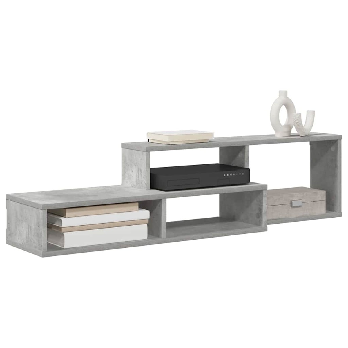 vidaXL ΡάφιΤηλεόρασηςΤοίχου 120x25x28,5εκ Επεξεργασμένο Ξύλο