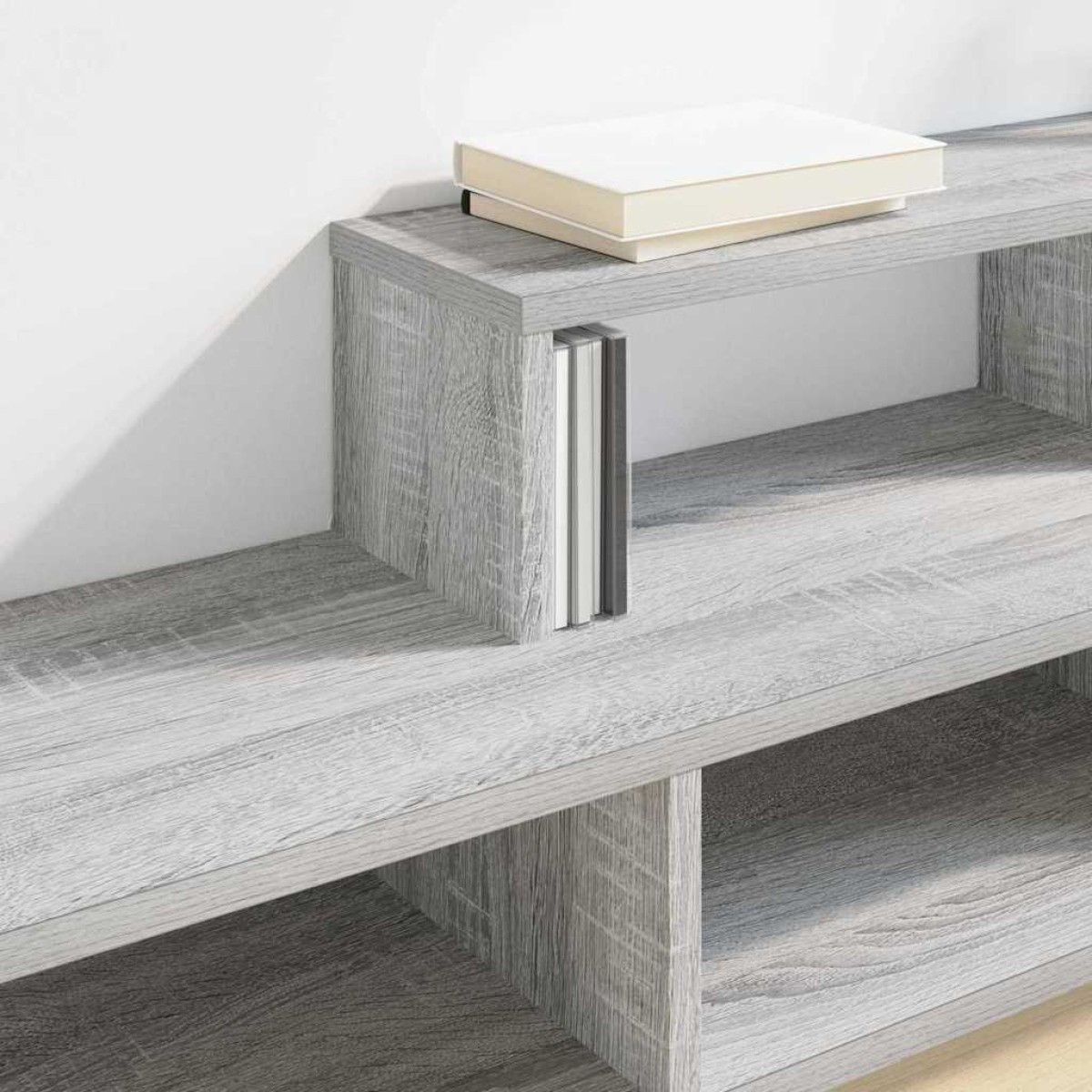 vidaXL ΡάφιΤηλεόρασηςΤοίχου 120x25x28,5εκ Επεξεργασμένο Ξύλο