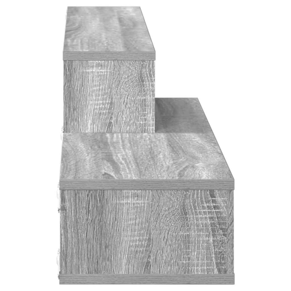 vidaXL ΡάφιΤηλεόρασηςΤοίχου 120x25x28,5εκ Επεξεργασμένο Ξύλο